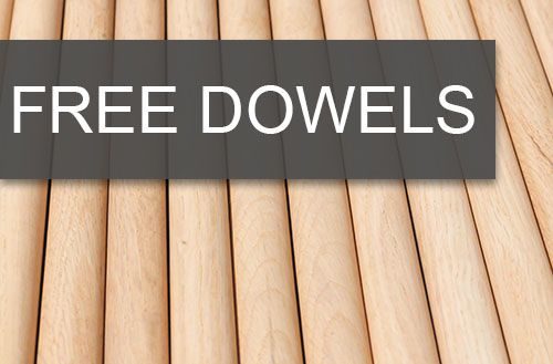 Free Wooden Dowel Pins