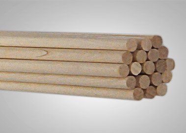 70pcs  18mm x 150mm Oak wooden dowel Rod  = 10.2 meters  in total 